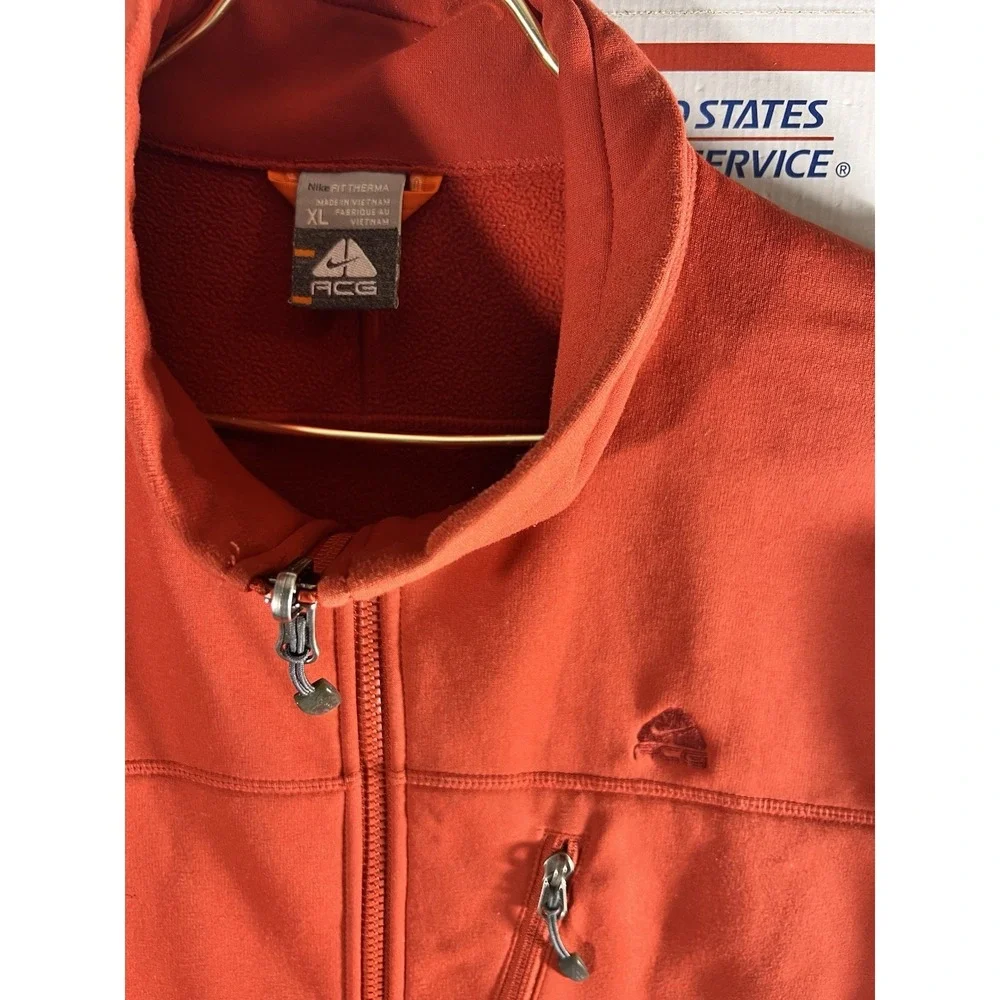 Vintage Nike ACG Windstopper Zip Up Jacket Hiking Outdoors 90s‎ Sz XL Red
